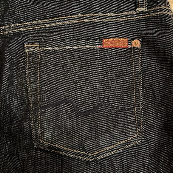 Denim jeans skirt with front slit. NWT size 28 - Picture 5 of 5